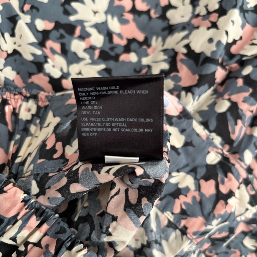 Uniqlo Floral High Waist Women's Shorts - Pink, Blue, White - Picture 5 of 5